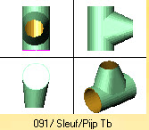 Maatwerk T-stuk 25