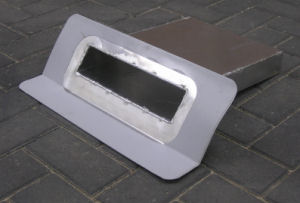 Aluminium/PVC spuwer