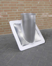 Alu/PVC Dakdoorvoer uit plaat materiaal