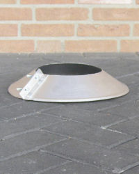 Stormkraag Aluminium rond