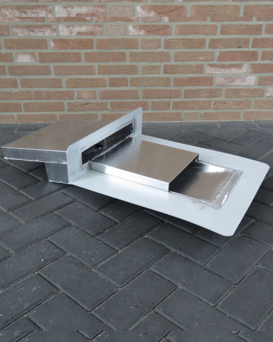 Combi-afvoer spuwer met PVC coating smal